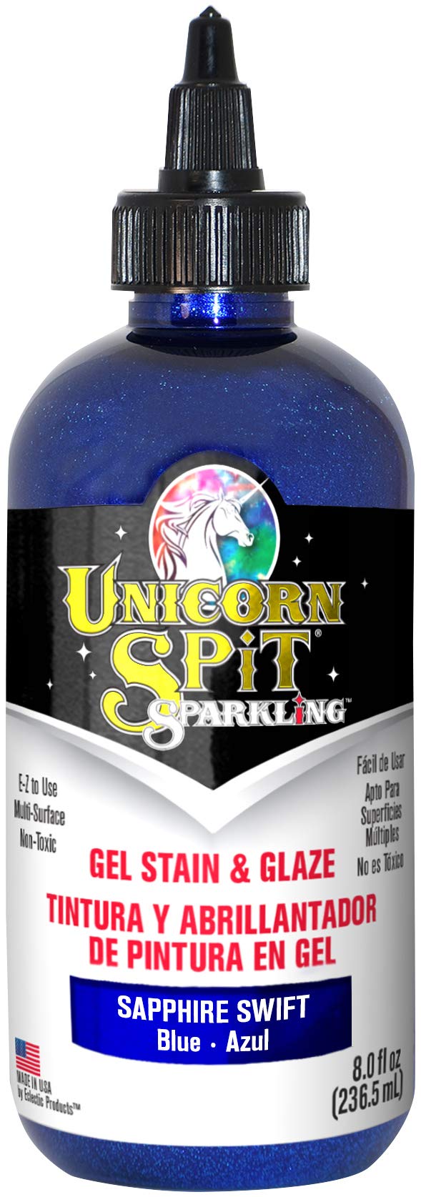 Unicorn Spit Gel Stain And Glaze 5776001 Sparkling Sapphire Swift 8.0 Fl Oz - Image 1